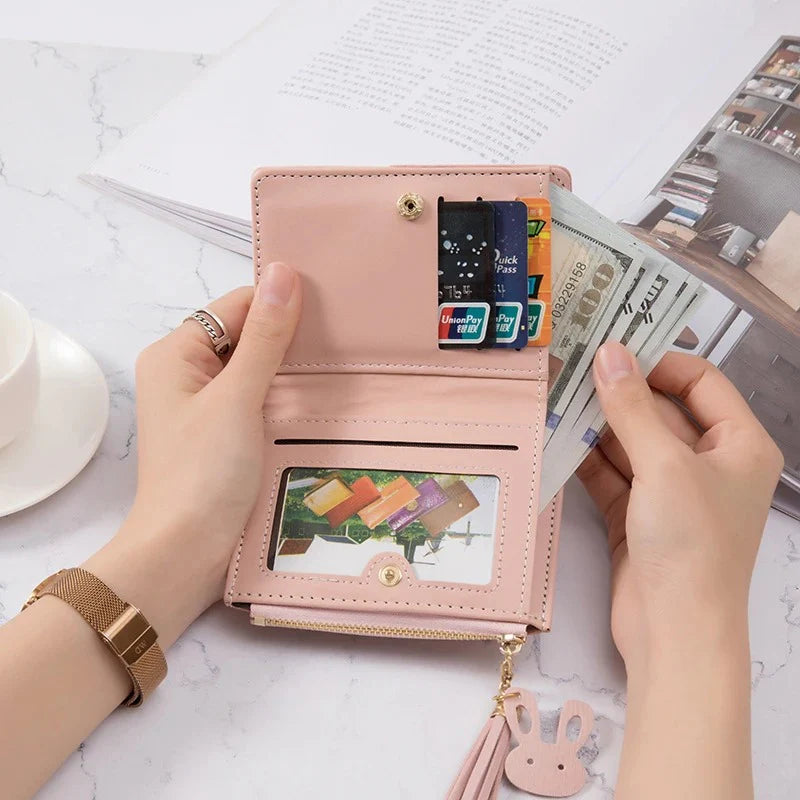 Chic Foldable Leather Wallet